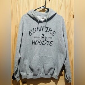 Bonfire Hoodie Outdoor Lifestyle Men’s Large Heather Gray Hoodie